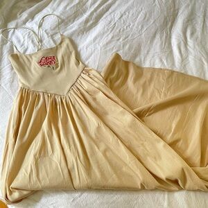 🥀 LANA DEL REY • Boho Princess Waist Strappy Summer Dress